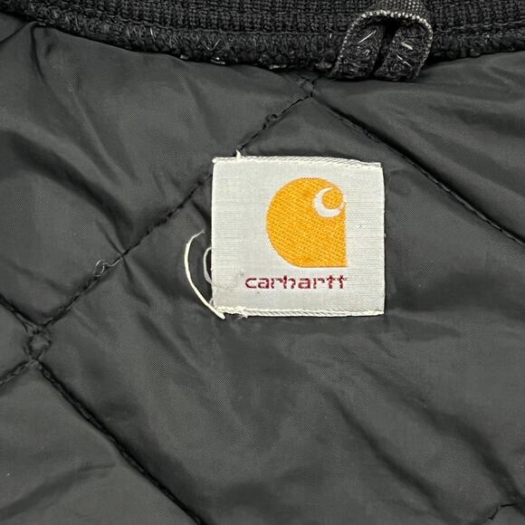 VTG Carhartt Vest XL Men's Brown Full Zip Quilt Lined Canvas V02 CHT - Picture 5 of 8